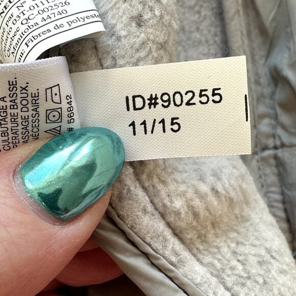 New Express EXP Core Performance Zip Jacket Women Large Puffer Quilted Fleece - Picture 9 of 13